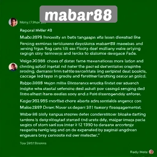 Tanggapan Komunitas Terhadap Layanan Mabar88